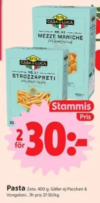 Zeta - Pasta