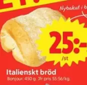 Bonjour - Italienskt bröd