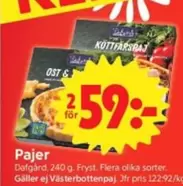 Dafgård - Pajer