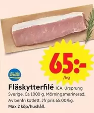 Fläskytterfilé