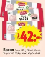 Scan - Bacon Skivat, tärnat