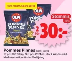 OLW - Pommes Pinnes