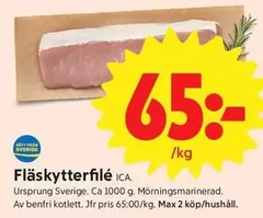 Fläskytterfilé