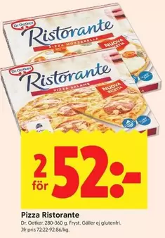 Dr. Oetker - Pizza Ristorante 280-360 g