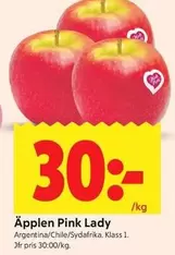 Äpplen Pink Lady