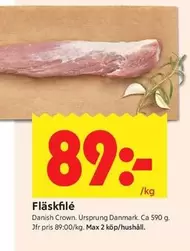 Danish Crown - Fläskfilé