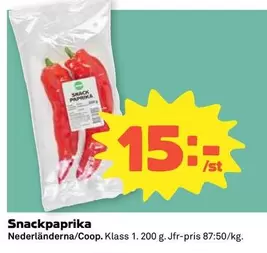 Coop - Snackpaprika