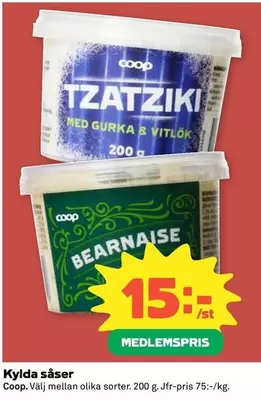 Coop - Tzatziki, Bearnaise