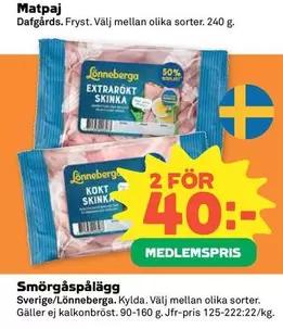 Lönneberga - Matpaj