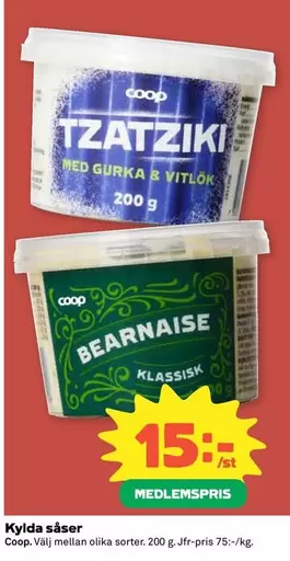 Coop - TZATZIKI, BEARNAISE