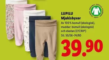 Mjukisbyxor Stl. 50/56-74/80