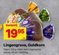 gevalia - Lingongrova, Guldkorn
