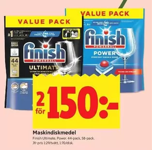 Finish - Ultimate, Power, 44-pack, 58-pack