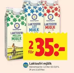 Skånemejerier - Laktosfri mjölk