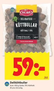 Scan - KÖTTBULLAR KÖTTുന്നത് 75%