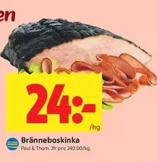 Bränneboskinka