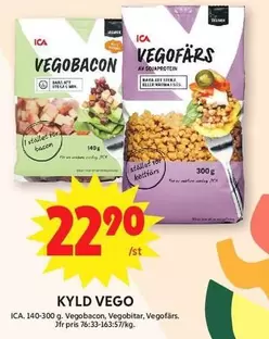 Vegobacon, Vegobitar, Vegofärs