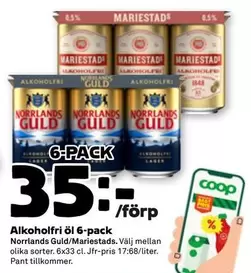 mariestads - Alkoholfri öl 6-pack