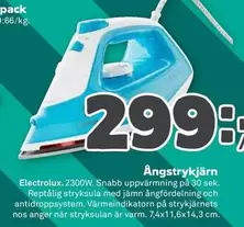 Electrolux - Ångstrykjärn