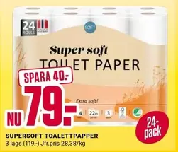 Extra - SUPER SOFT TOILETTAPPER