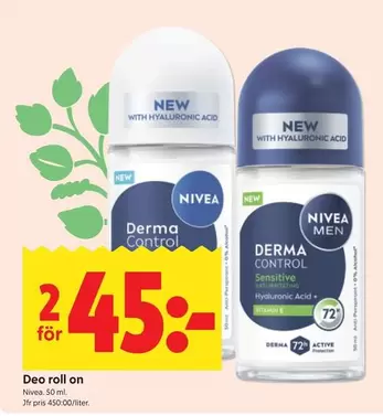 Nivea - Derma Control Deo roll on