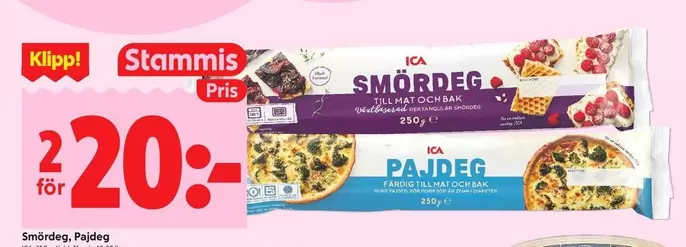 Smördeg, Pajdeg