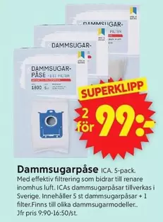Dammsugarpåse