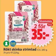 Rökt skinka strimlad