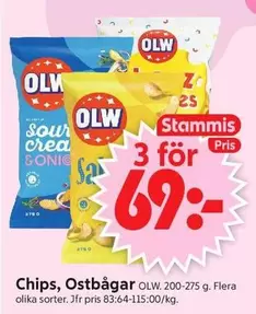 OLW - Chips, Ostbågar