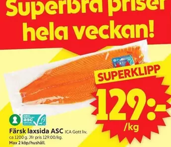 Färsk laxoida