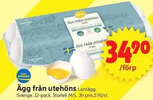 Ägg från Utehöns