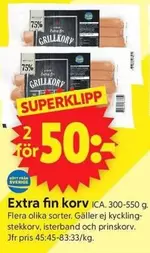 Extra - Grillkorv