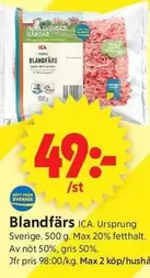 Blandfärs