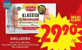 Scan - GRILLKORV