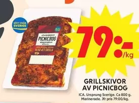 GRILLSKIVOR AV PICNICBOG