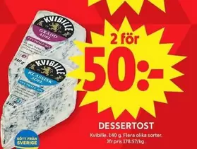 Kvibille - DESSERTOST