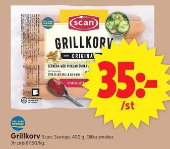 Scan - Grillkorv Original