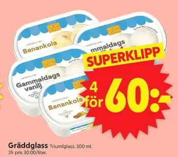 Gräddglass
