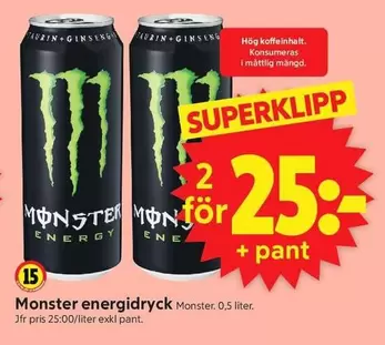Monster - Energidryck