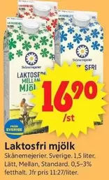 Skånemejerier - Laktosfri mjölk
