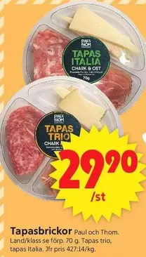 Tapasbrickor
