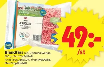 Blandfärs