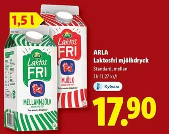Arla - Laktosfri mjölkdryck
