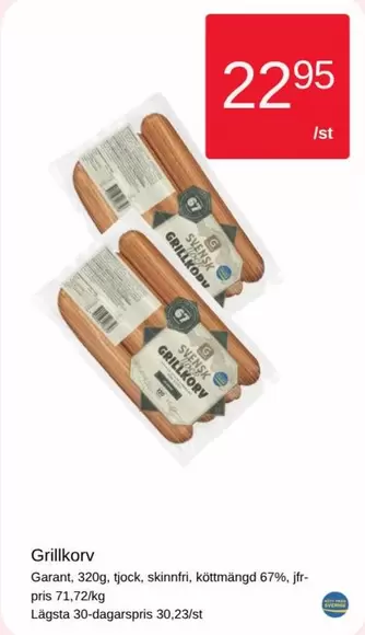 Garant - Grillkorv