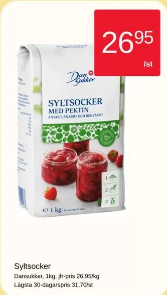 Dansukker - Syltsocker med pektin
