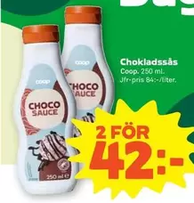 Coop - Chokladssås