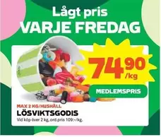 LÖSVIKTSGODIS