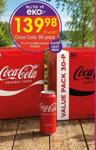 coca-cola - Coca Cola 30-pack