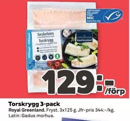 Royal Greenland - Torskrygg