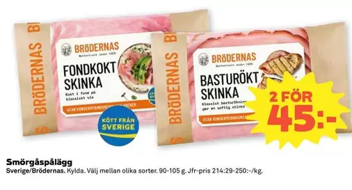 Brödernas - FONDKOKT SKINКА BASTURÖKT SKINКА